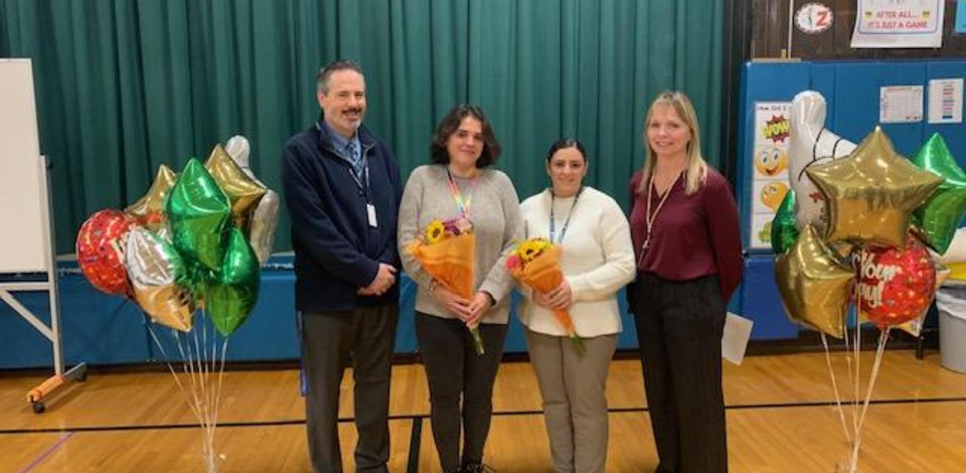Governor Educator of the Year - Ms. Muheisen and Education Support Professional - Ms. Mezzina