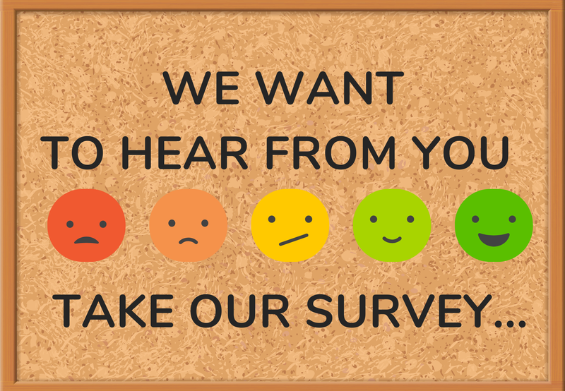 Graphic - We want to hear from you