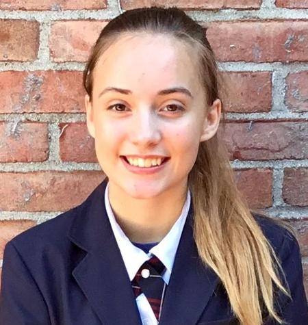 Picture of middle school girl in uniform