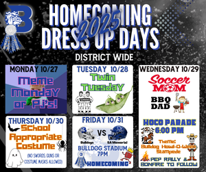 Homecoming Dress Up Days