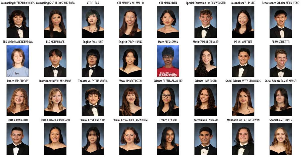 Images of department award recipients