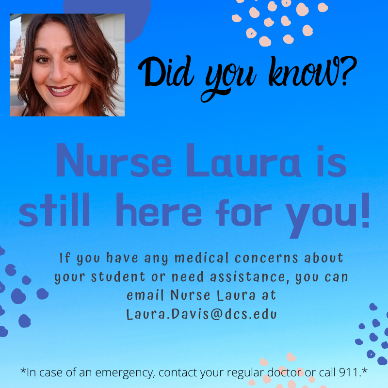 Nurse Laura is ready to assist your medical concerns and questions! Featured Photo
