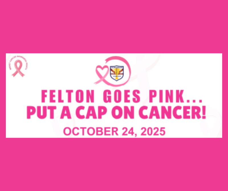 Felton Goes Pink...Put a Cap on Cancer!