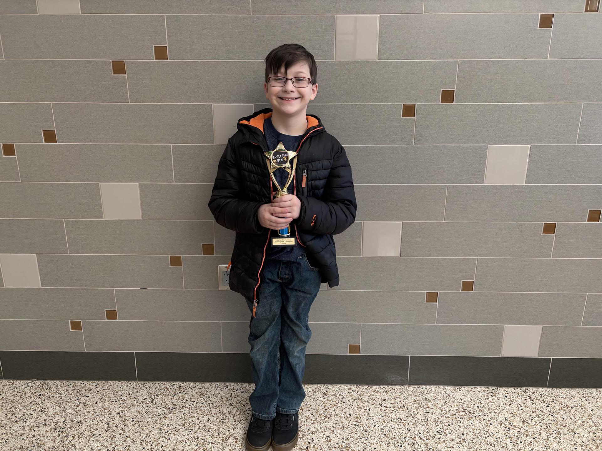MES spelling bee winner for 25_26 school year