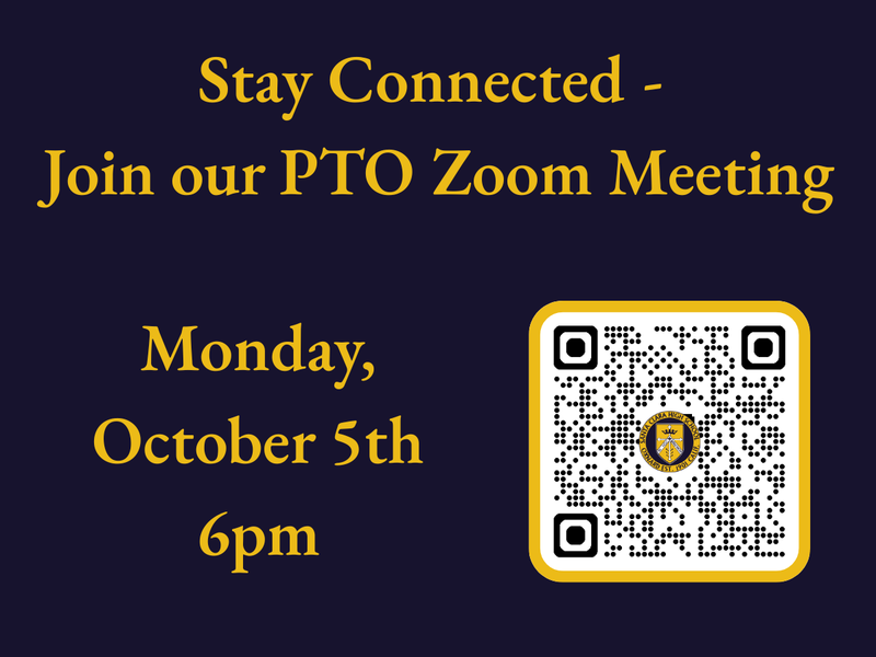 PTO Zoom Meeting 10/5 6pm