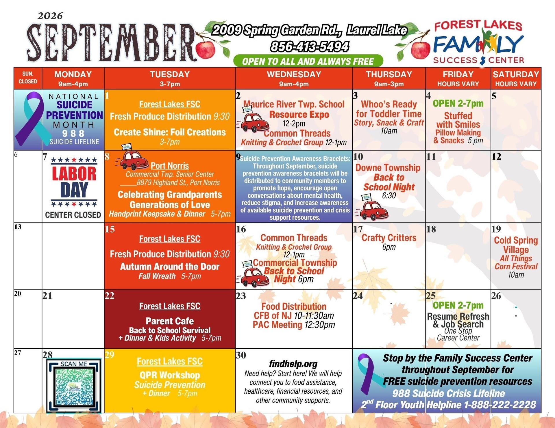 September Calendar
