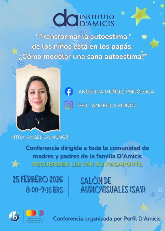 Charla para madres y padres de familia con Angélica Muñoz Featured Photo