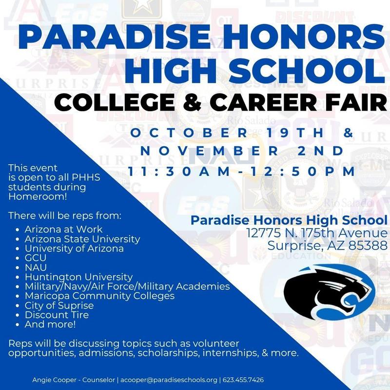 college and career fair flyer