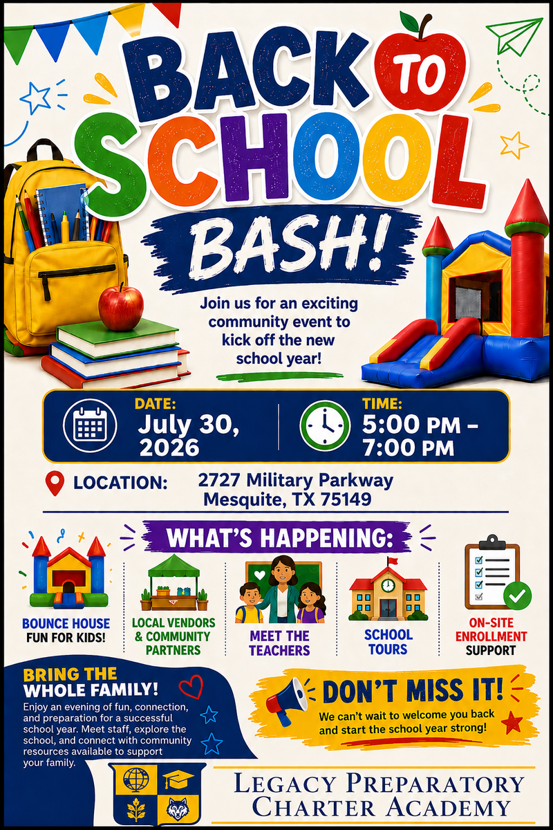 Back to School Bash Flyer 2026!  (English)