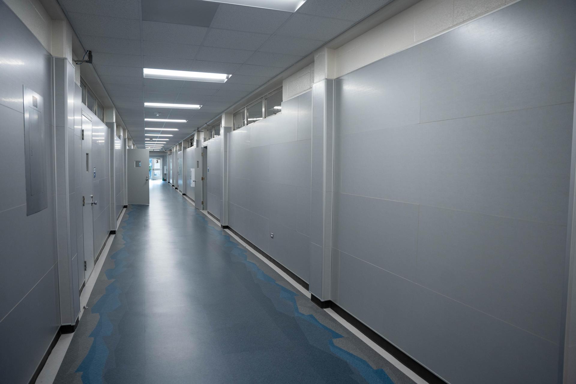 Wheatley Alternative Education Center hallway renovation August 25