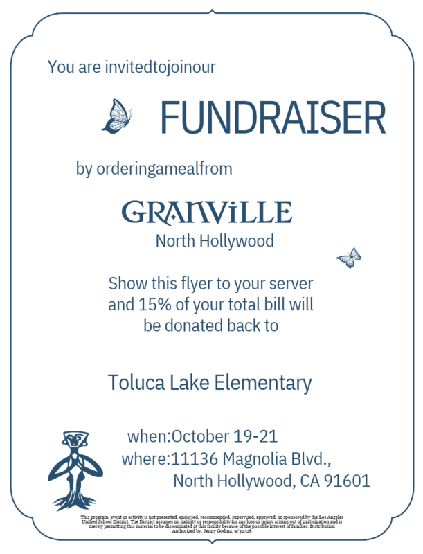 Granville Fundraiser-October 19-21, 2026