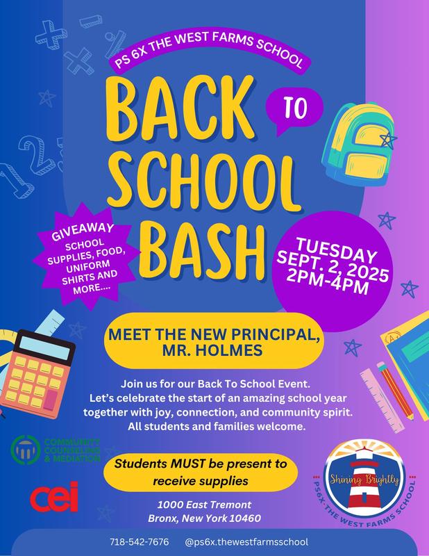Back to School Bash - English