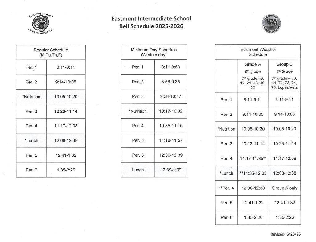 More Straighter Calendar  