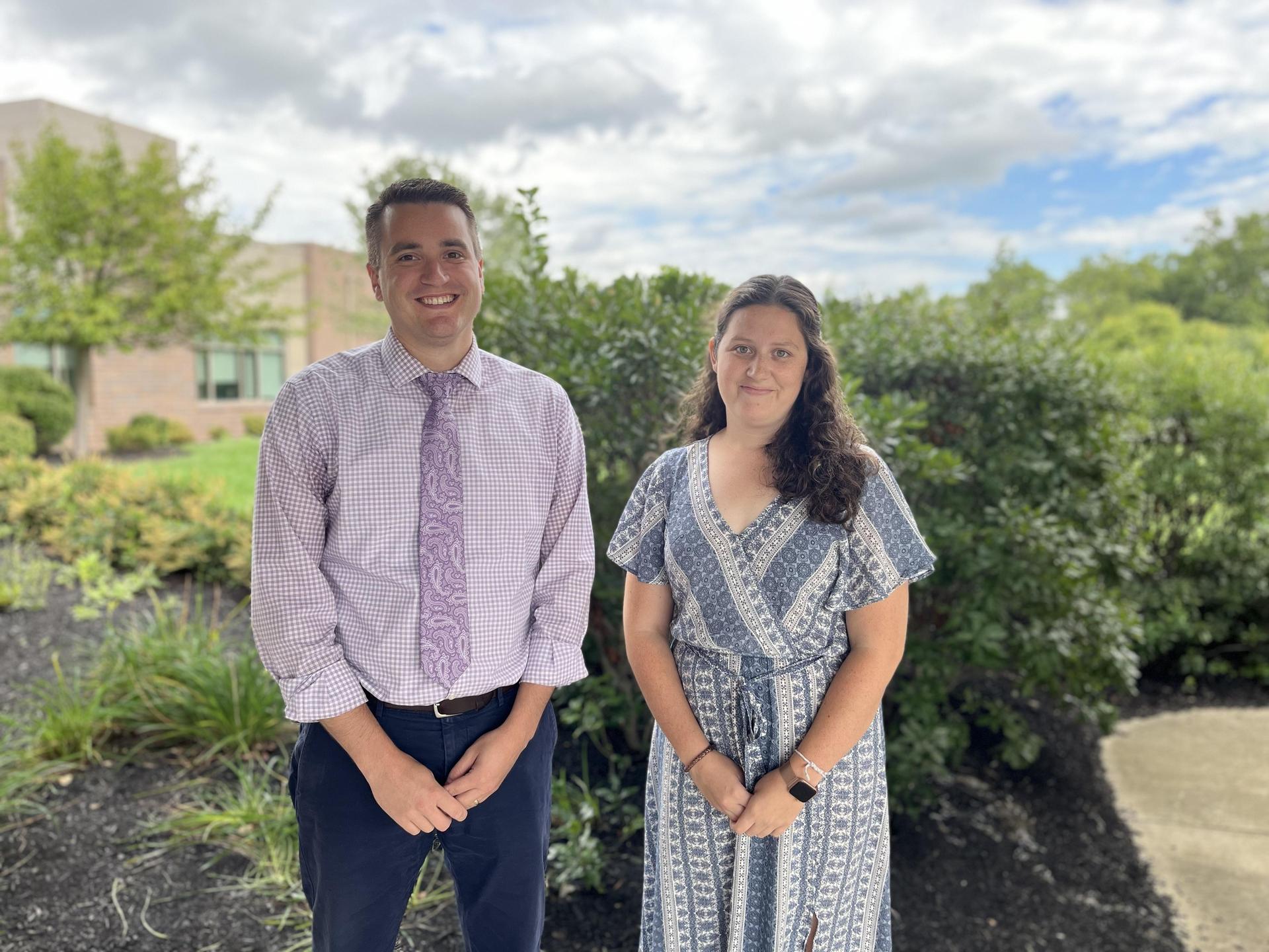 Eric Chiesa and Katie Pearson of NC Guidance Department