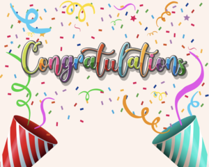 Congratulations