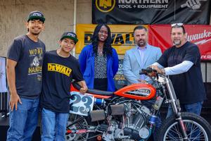 LaVergne High welding students chosen to convert Harley Davidson dirt track motorcycle