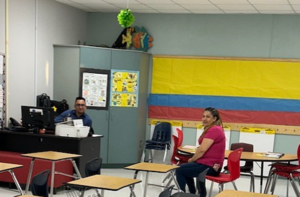 Parent-Teacher Conferences at RES - A Record-Breaking Number of Parents & Students Attended the Conferences