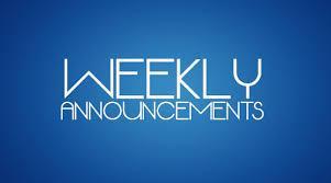 Announcements