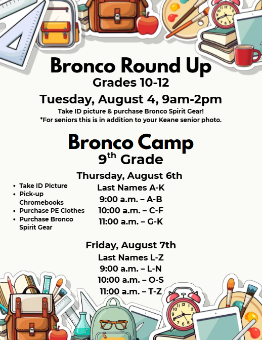 Bronco Round Up and Bronco Camp