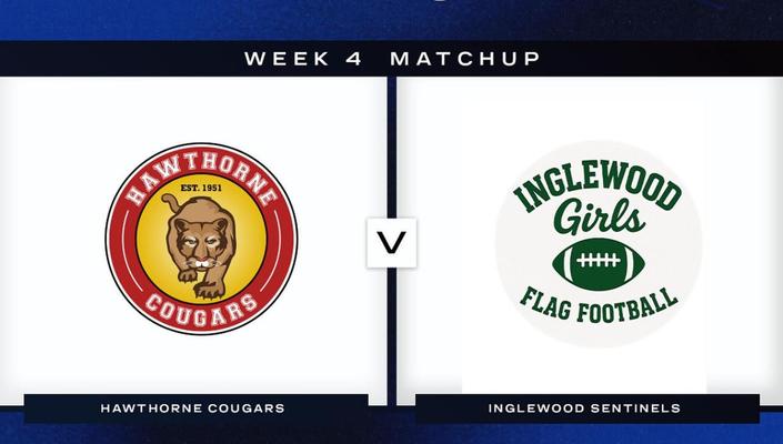 Girls Flag Football Matchup announcement-IHS vs. Hawthorne
