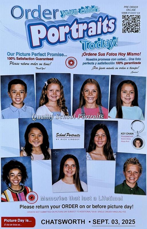 Fall 2025 Picture Day! - 09.03.2025
