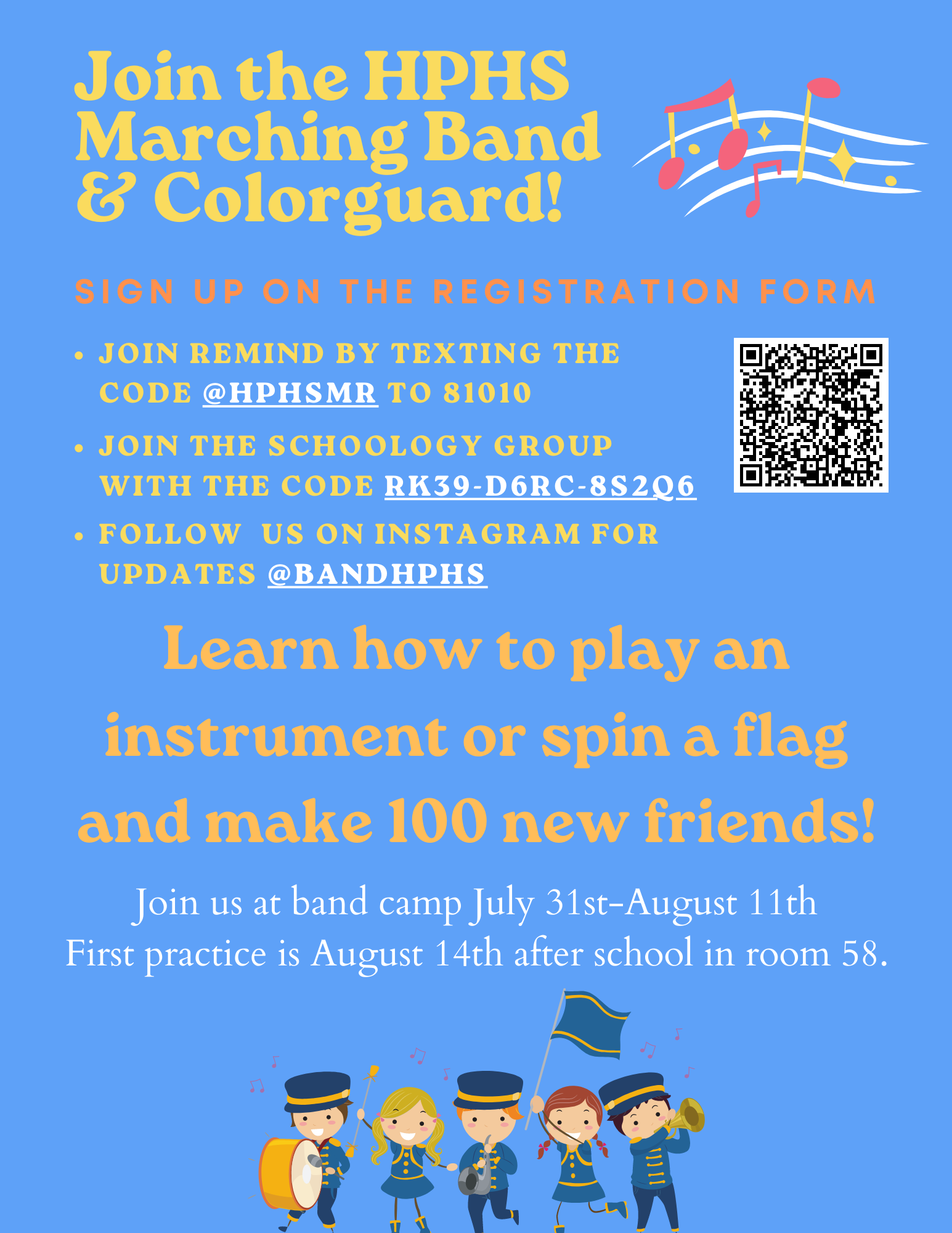 Join Marching Band & Huntington Park Senior High & STEAM