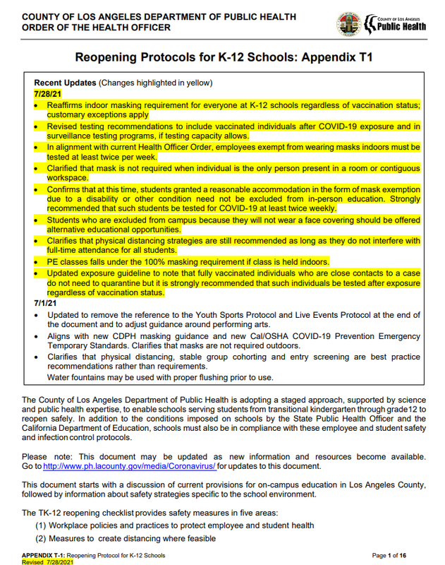 COVID-19 Exposure Management Plan