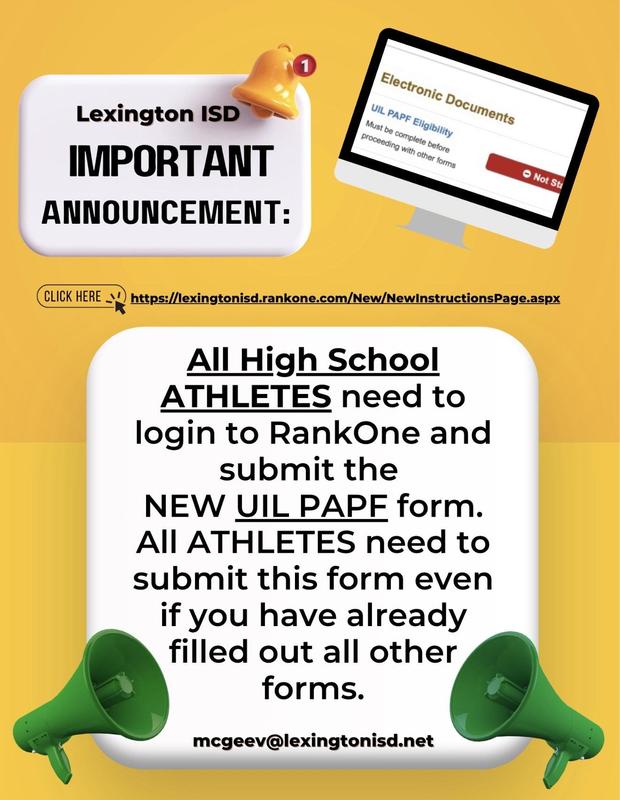 UIL Required PAPF Form Filer