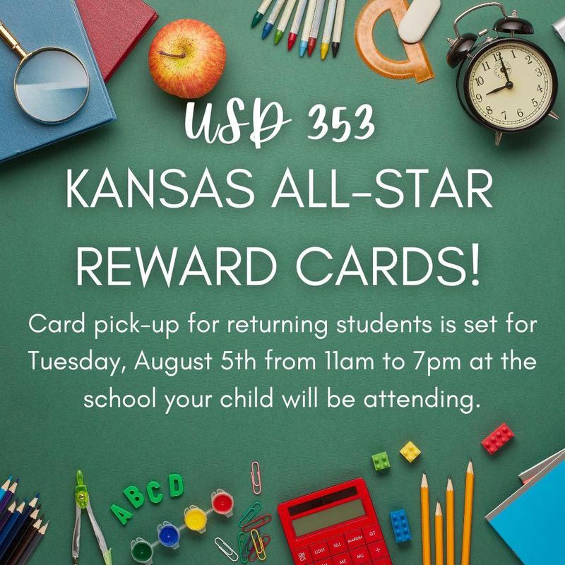 Kansas All-Star Reward Cards