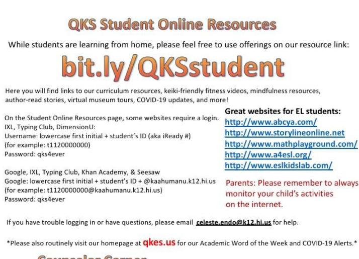 Online Resources