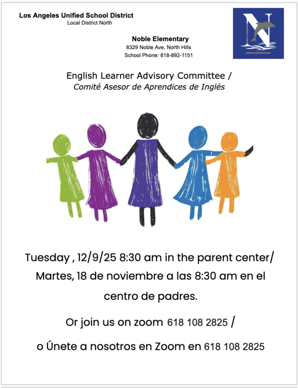 ELAC Meeting / Reunión Escolar para ELAC Featured Photo