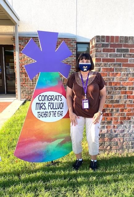 Congratulations Mrs. Folluo ~ Teacher of the year! Thumbnail Image