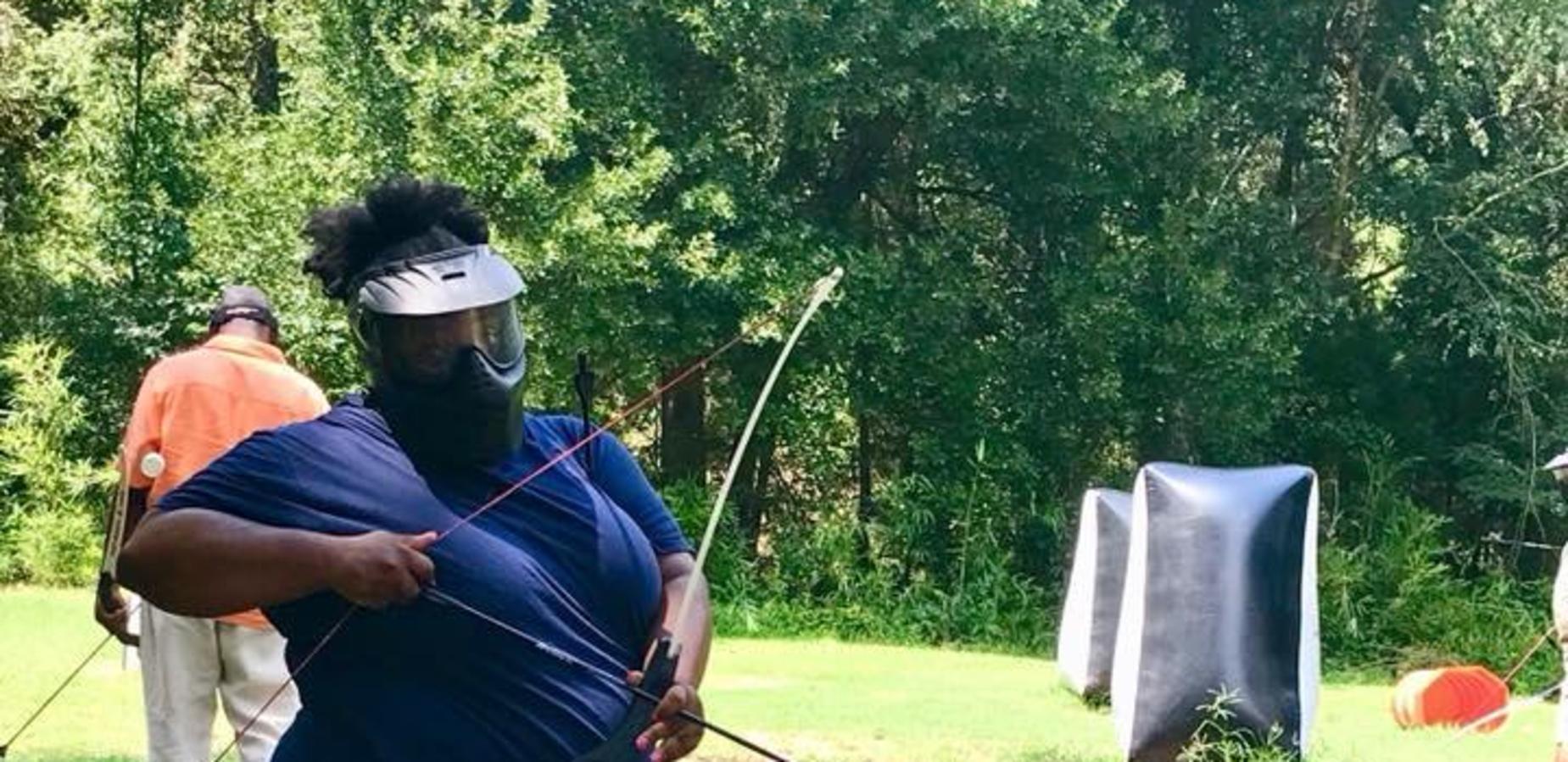 Dr. Tindal preparing for the shootout,