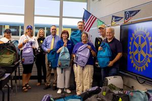 Anaheim Rotary Members and Magnolia Volunteers