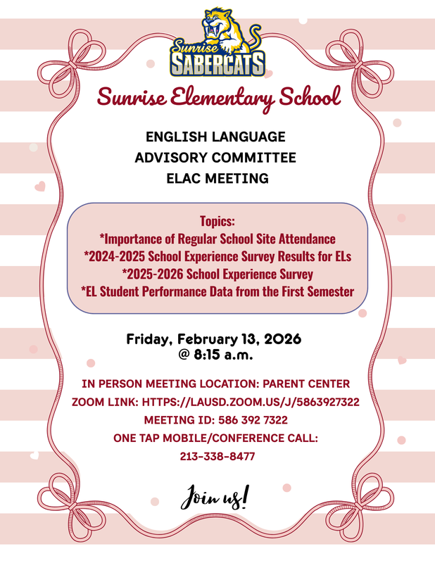 ELAC Meeting