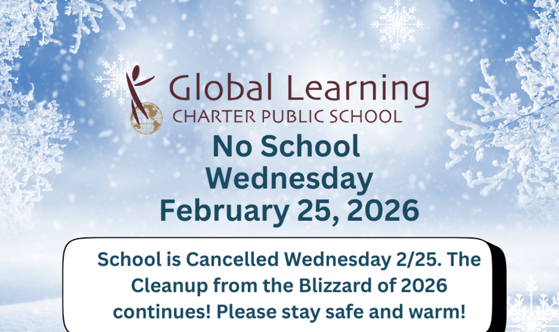 School cancelled English