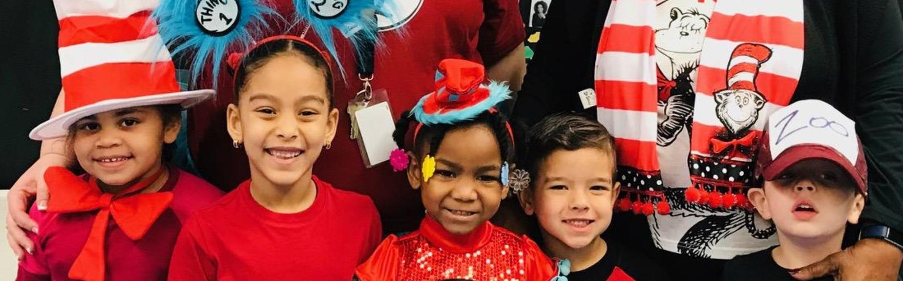 Dr. Seuss Characters on Literacy Day