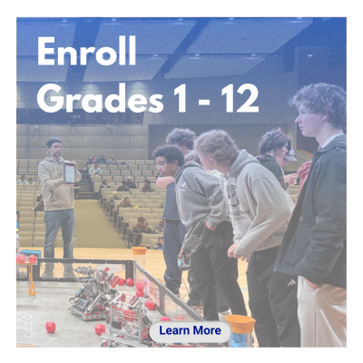 Grades 1 - 12 enrollment square