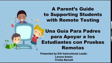 A Parents Guide to Supporting Students with Remote Testing Featured Photo
