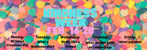 confetti background Kindness Week