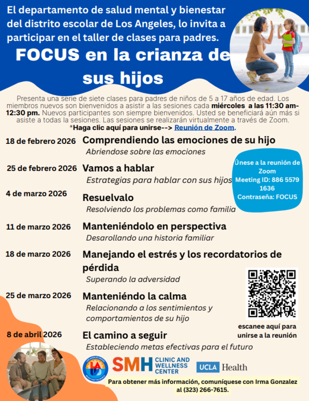 Parent Workshop Spanish