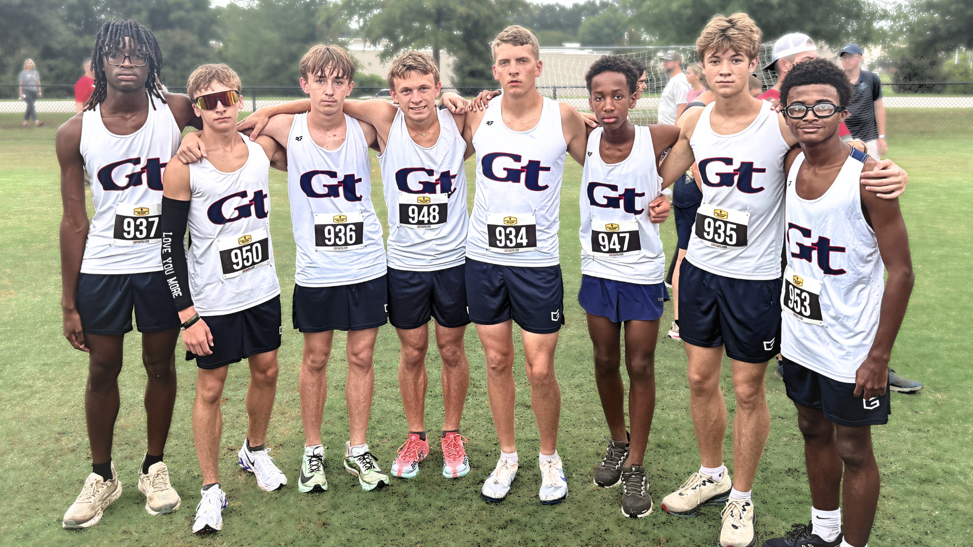 Boys cross county team.