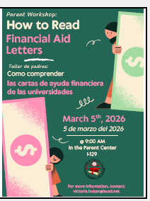 Parent Center Workshops on March 5 and March 6 - Join Us! Featured Photo