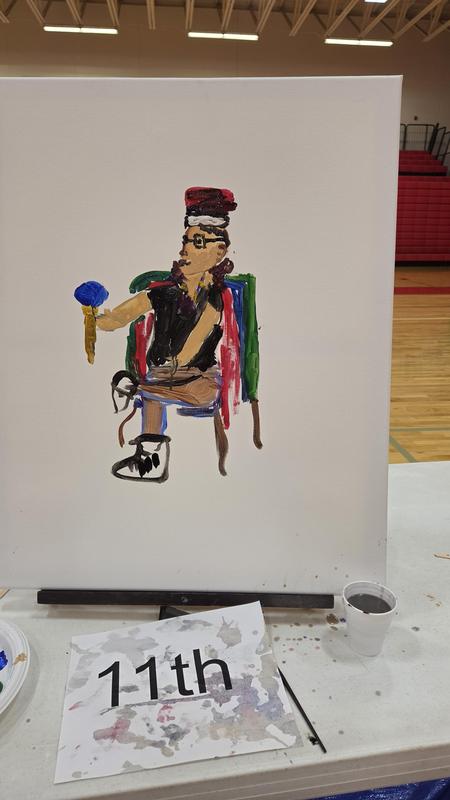 Paint a teacher 11th grade