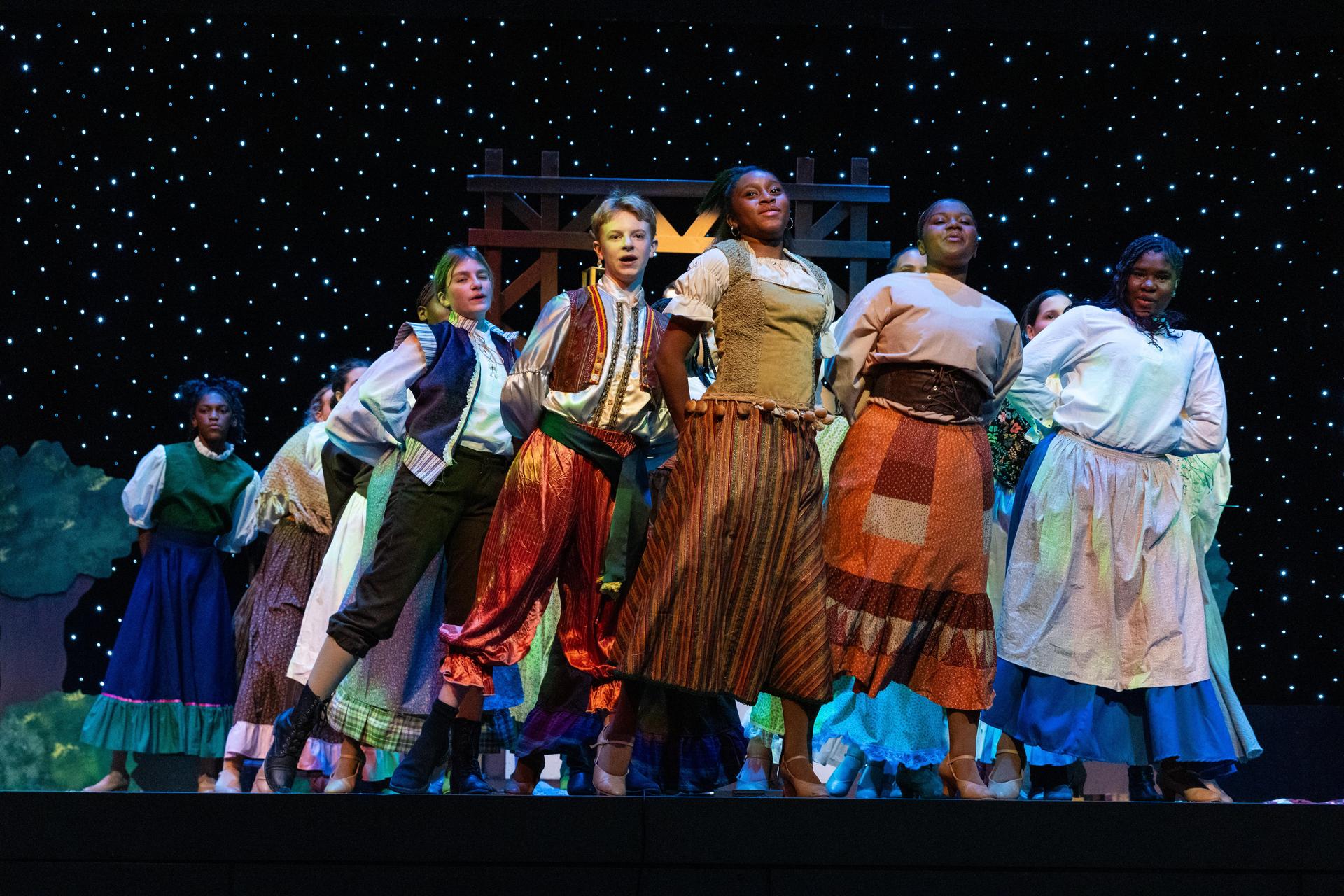 A scene from Something Rotten, Jr.