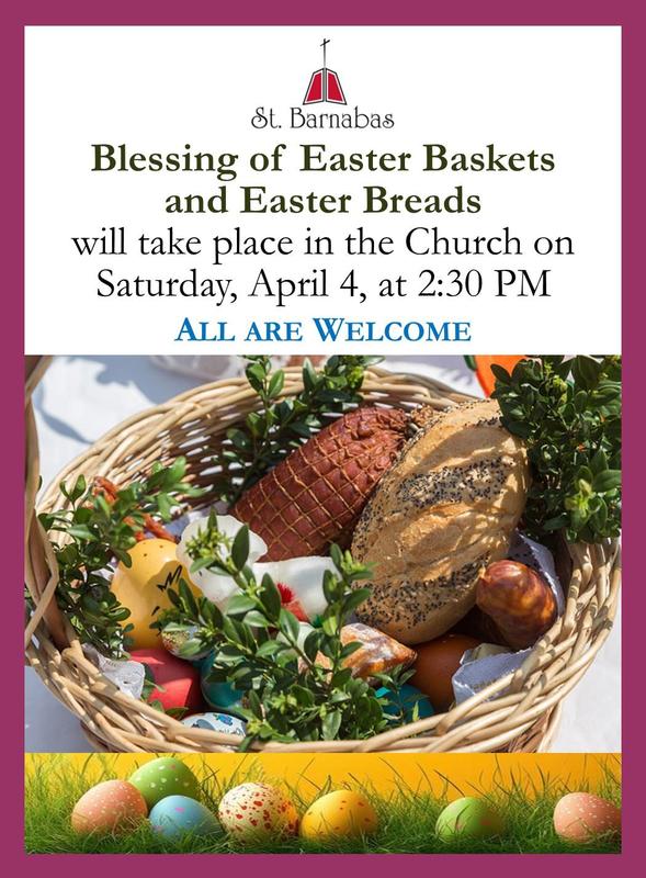 Blessing of Easter Baskets Featured Photo