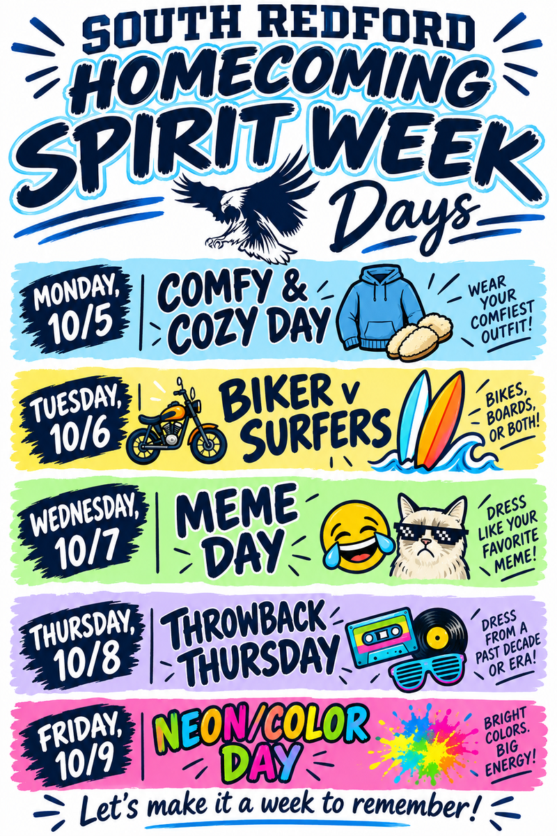 Spirit Week Flyer