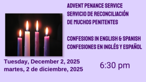 Penance Service at Holy Family