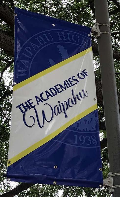 Academies of Waipahu Sign