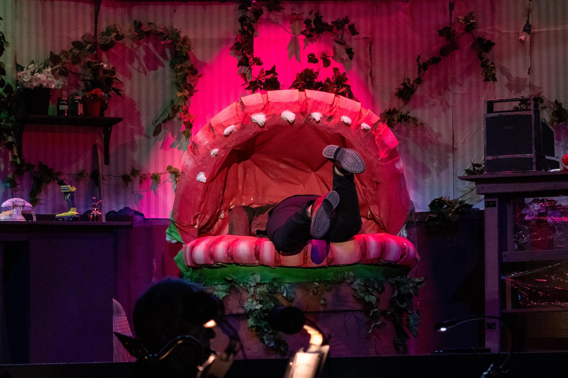 A scene from Little Shop of Horrors
